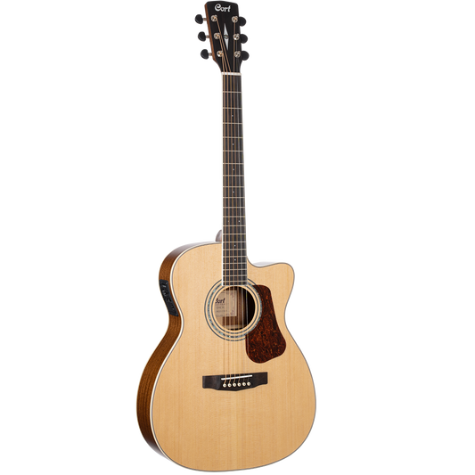 Cort L710F Natural Satin Semi Acoustic Guitar W/Cutaway Electronics