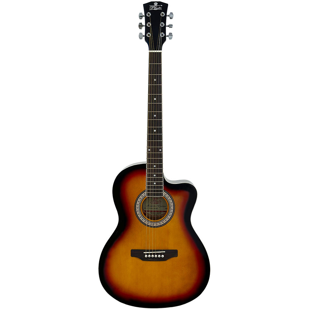 Pluto Acoustic Guitar 201 Series Medium W/Cutaway PA39C-201