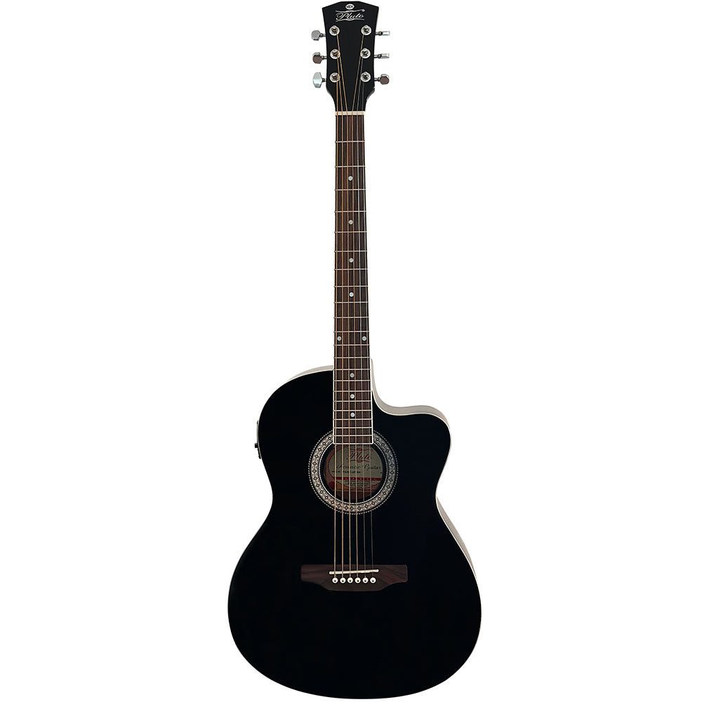 Pluto Semi Acoustic Guitar 201 Series Medium Cutaway W/Equaliser PA39CE-201