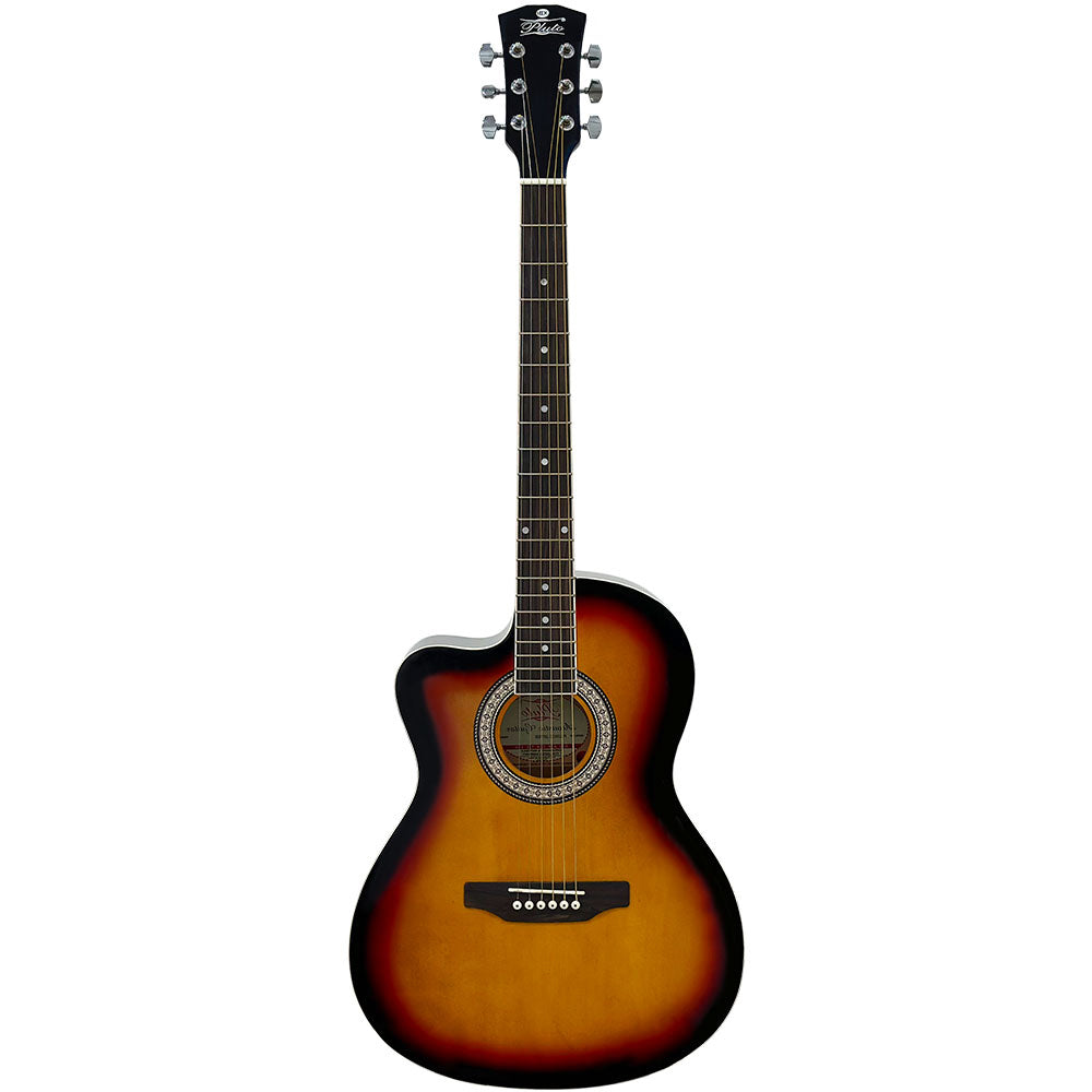 Pluto Acoustic Guitar 201 Series Medium W/Cutaway PA39CL-201