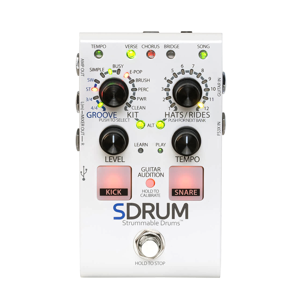 Digitech Strummable Drum Pedal SDRUM-V-04