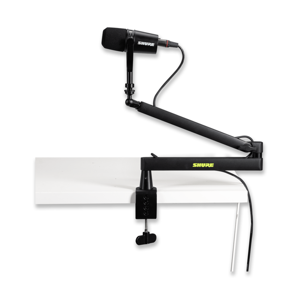 Shure Low-Profile Desktop Mic Boom Stand SH-BROADCAST2