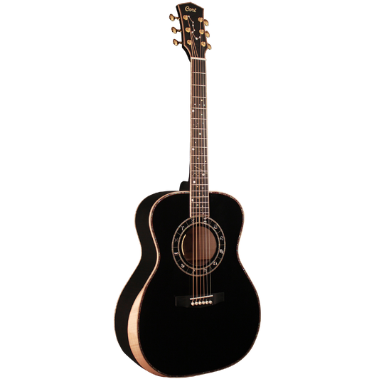 Cort Seven Star Limited Trans Black Semi Acoustic Guitar