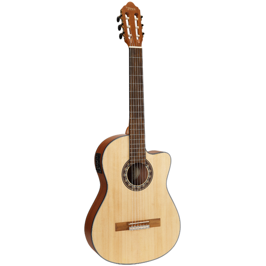 Valencia VC314CE Classical Guitar 4/4 size Cutway Electronics with Truss Rod