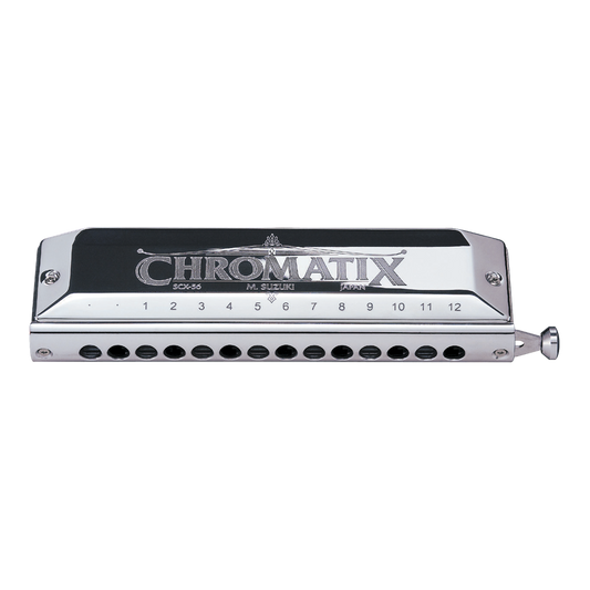 Suzuki Harmonica Chromatic Reverse Slider SCX56CH