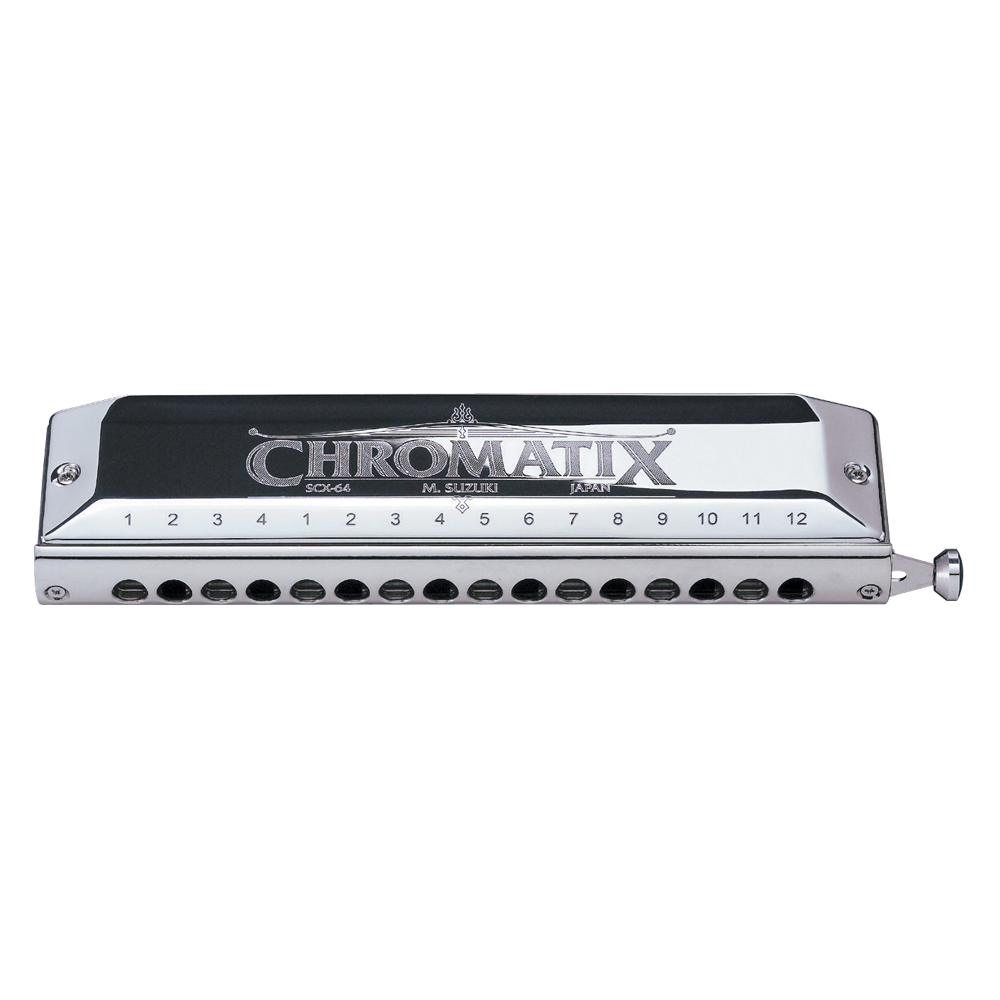 Suzuki Harmonica Chromatic Reverse Slider SCX64CH Key C