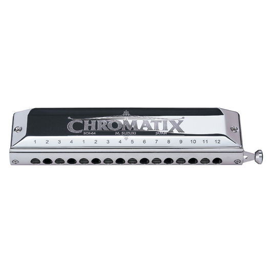 Suzuki Harmonica Chromatic Reverse Slider SCX64CH Key C
